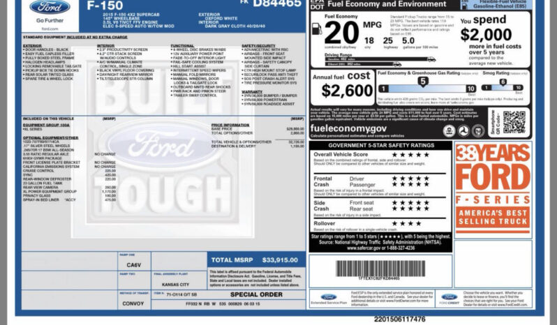								Ford F-150 2015 full									