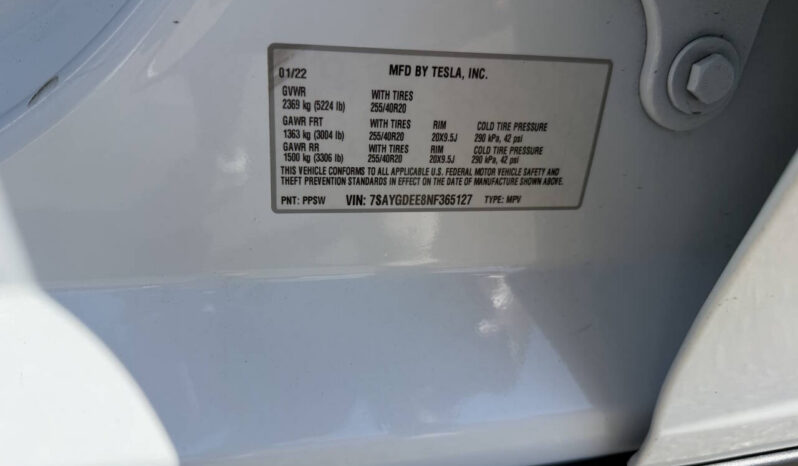 								Tesla Model Y 2022 full									
